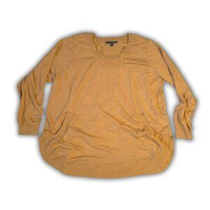 Cyrus Women Ribbed Knit Pullover Sweater Long Sleeve Pocket 3x